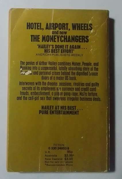 The moneychangers-By: Arthur Hailey