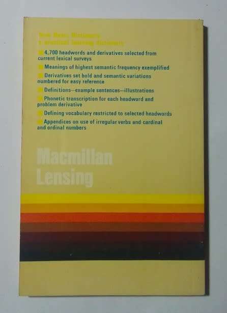 New basic dictionary-By: Macmillan