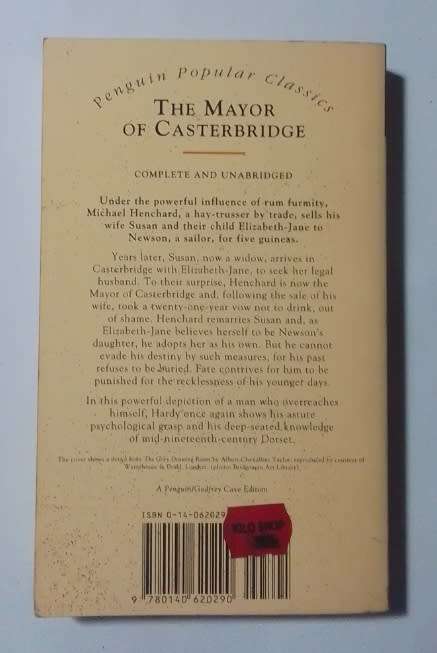 The mayor of casterbridge-By: Thomas Hardy