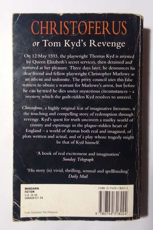 Christopher us or tom kyd's revenge-By: Robin Chapman