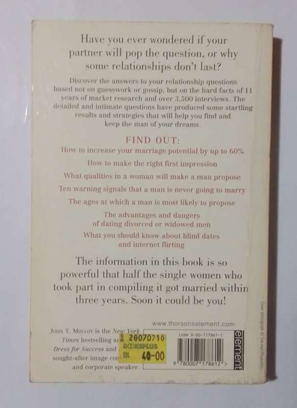 Why men marry some women and not others-By: John T. Molloy