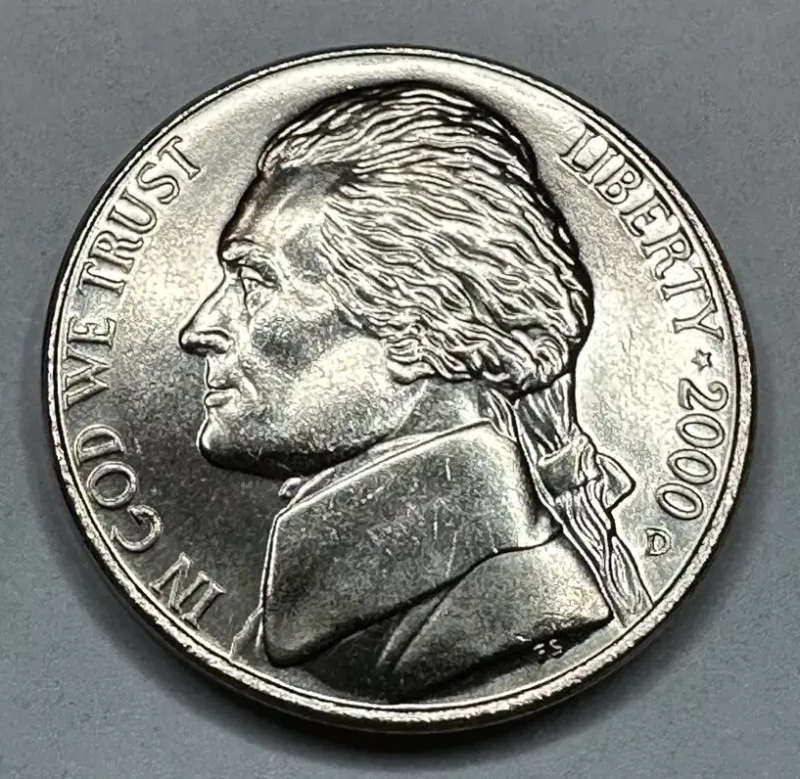 2000d FIVE CENTS USA
