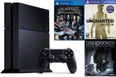 1TB Sony PS4 + 3 Games