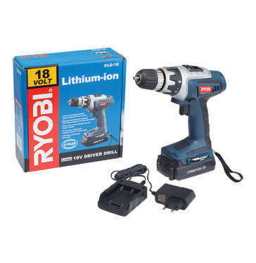 RYOBI 18V Li-ion Drill Driver