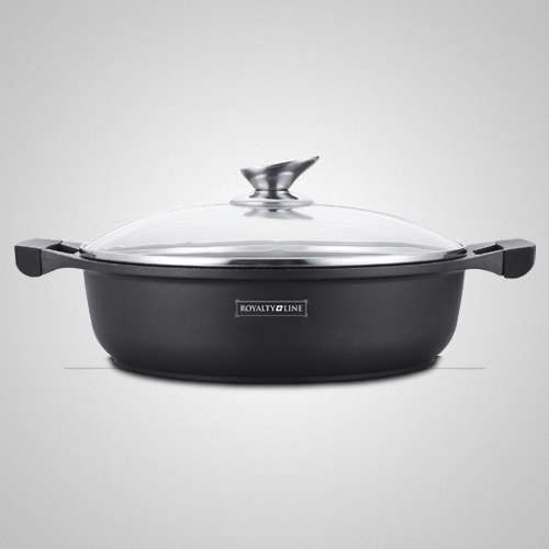 Royalty Line Marble Coating Casserole Pot