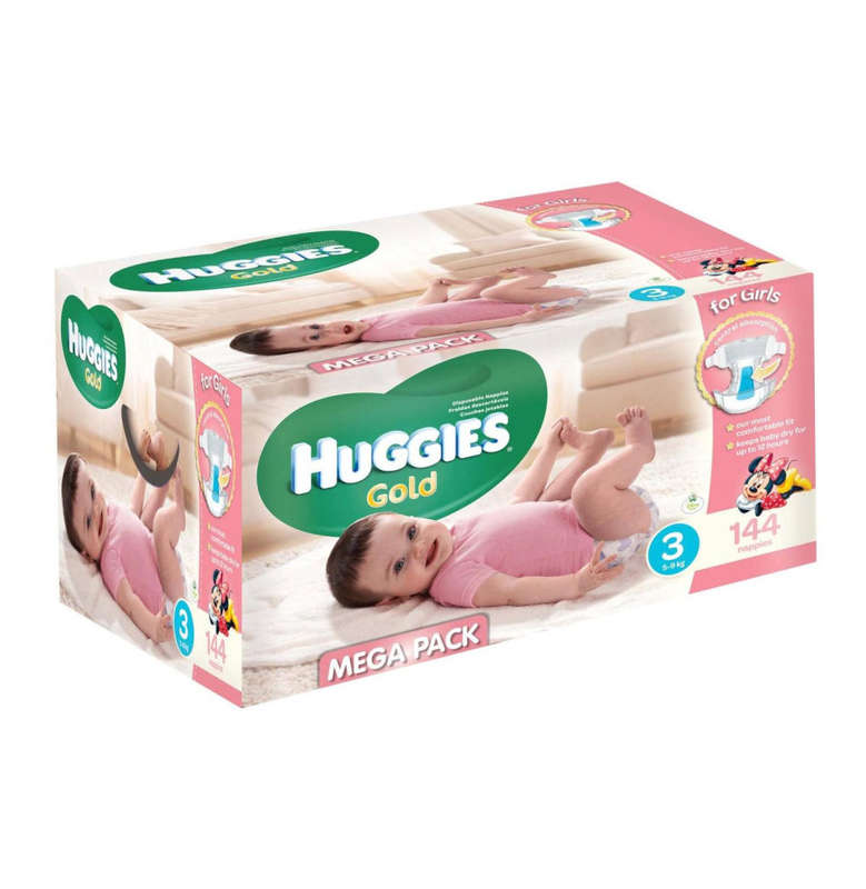 Huggies Gold Girl | Size 3 Mega Box