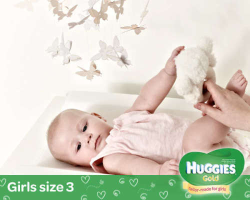 Huggies Gold Girl | Size 3 Mega Box
