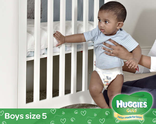 Huggies Gold for Boys | Size 5 Mega Box