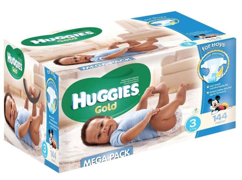 Huggies Gold Boy | Size 3 Mega Box