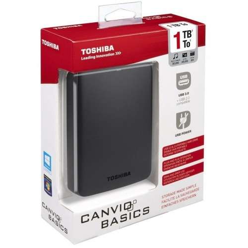 Toshiba Canvio Basics External Hard Drive 1TB
