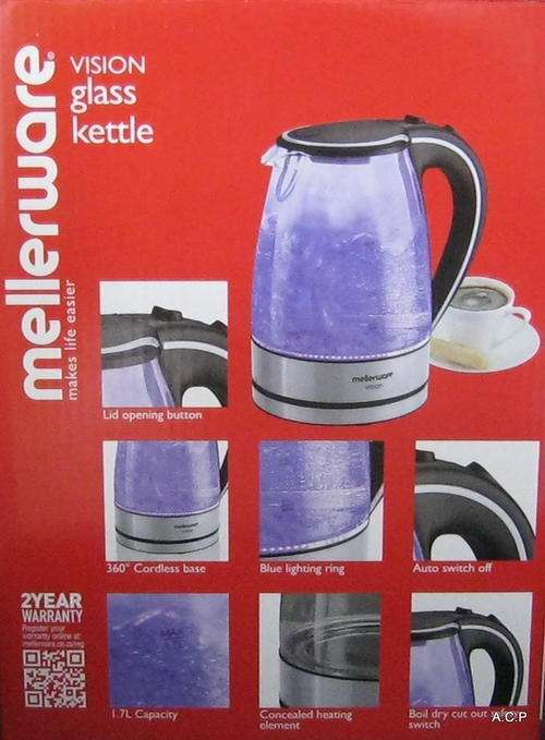 Mellerware Vision II Glass Kettle
