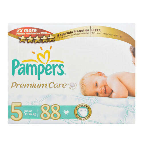 Pampers Premium Care Nappies Size 5 Mega Pack