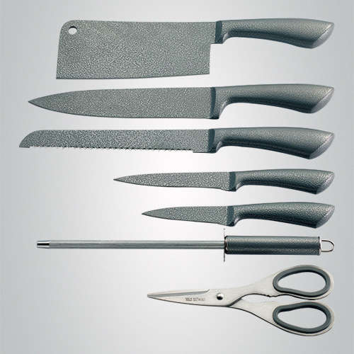 Royalty Line 8 Pcs Knife Set With Rotating Stand