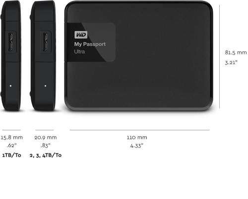 WD My Passport Ultra 1TB