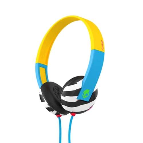 SkullCandy Uproar with Tap Tech Headphones - Blue/Green