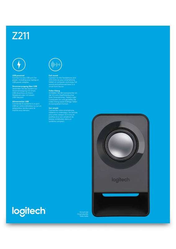Logitech Z211 USB Powered 2.1 Speaker System