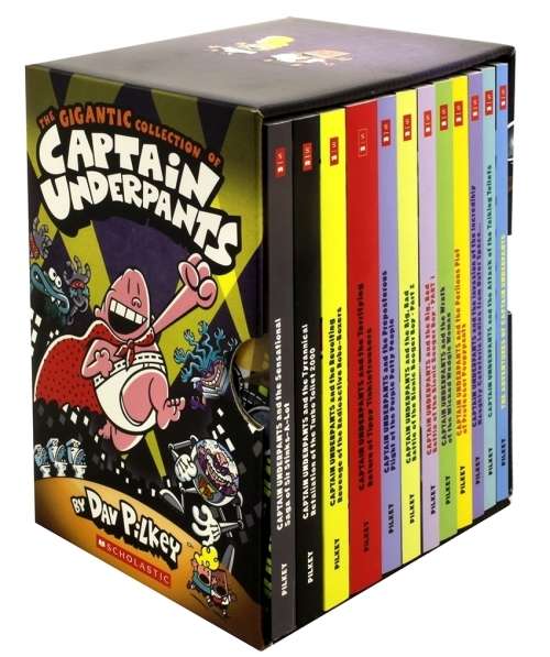 Captain Underpants Gigantic Collection - 12 Books