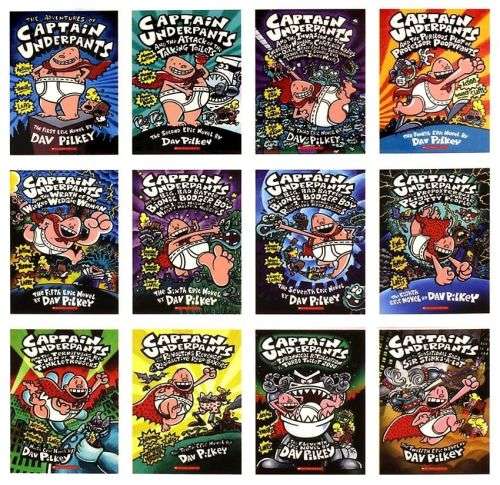 Captain Underpants Gigantic Collection - 12 Books