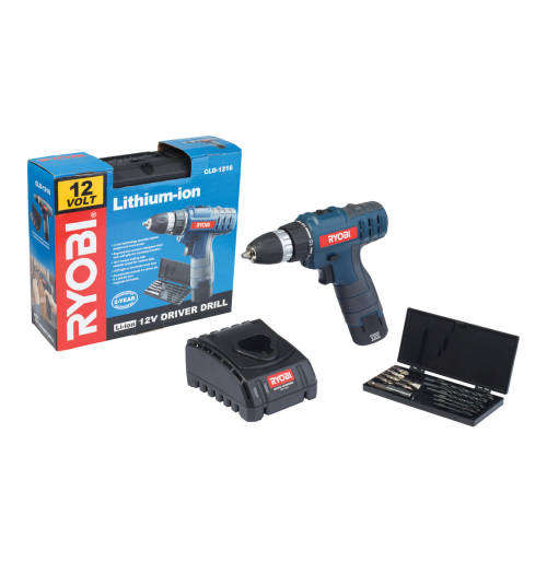 RYOBI 12V Li-Ion Drill Driver Kit