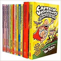 Captain Underpants 10 Book Collection
