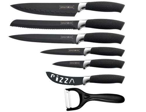 Royalty Line Non-Stick Coating Knife Set 7 Piece