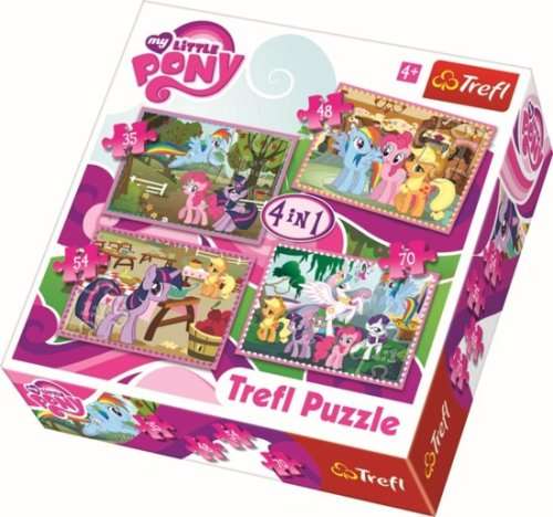 My Little Pony 4 In 1 Puzzle