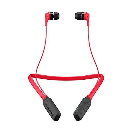 SkullCandy Ink'd 2.0 Wireless In-Ear Headphones - Red/Black