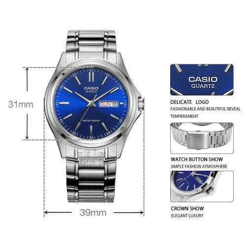 Casio Mens Water Resistant Wrist Watch