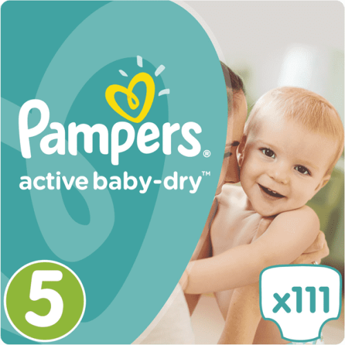 Pampers Active Baby Mega Pack (Size: 5 Junior)