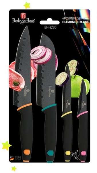 Berlinger Haus Diamond Coating Knife 4 Piece Set