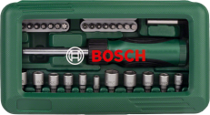 Bosch - Ratchet Socket & Drive Bit Set - 46 Piece