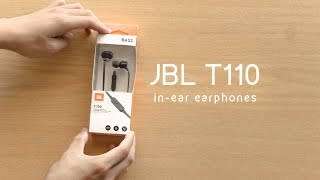 JBL T110 Bluetooth In-Ear Headphone - Black