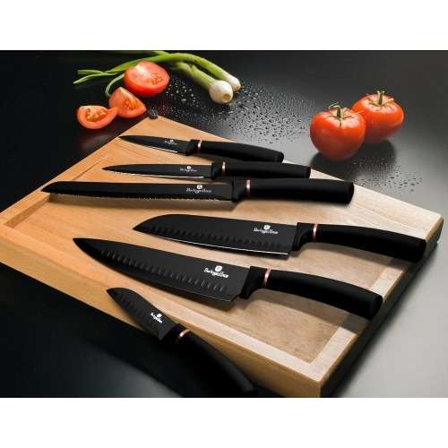 Berlinger Haus 6 Piece Marble Coated Knife Set