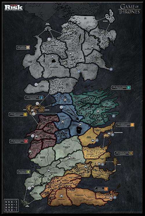 Game of Thrones Risk Game - Skirmish Edition