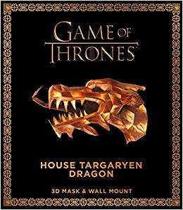 Game of Thrones Press-Out Mask Books - 4 x 3D Masks & Wall Mounts