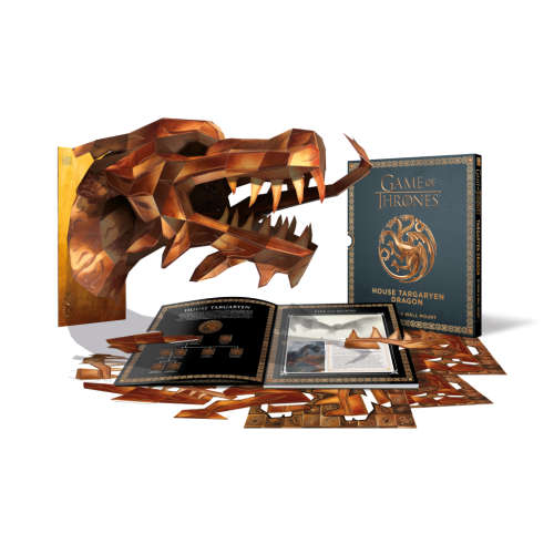 Game of Thrones Press-Out Mask Books - 4 x 3D Masks & Wall Mounts