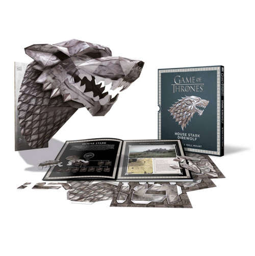 Game of Thrones Press-Out Mask Books - 4 x 3D Masks & Wall Mounts