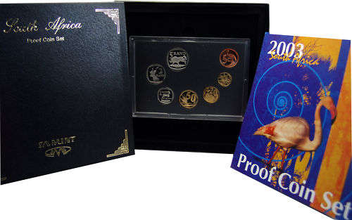 South Africa Mint Ã¢ÂÂProof Coin SetÃ¢ÂÂ2003Ã¢ÂÂ  STILL SEALED!!!!!!!!!!