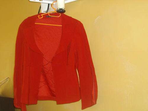 Red Lace-up Jacket
