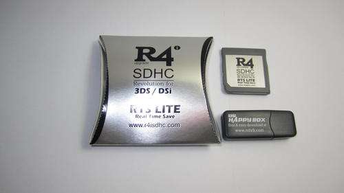 R4i RTS Lite + Dual Core R4 card