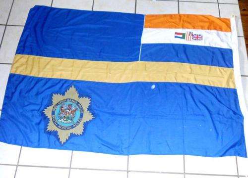 OLD SAPS FLAG / OLD SAP VLAG - OLD SA FLAG - ORIGINAL