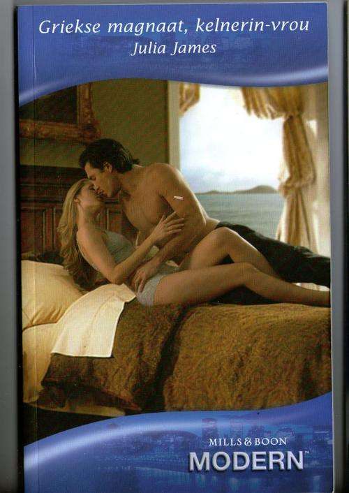 Griekse magnaat, kelnerin vrou - Julia James -  Mills & Boon Modern