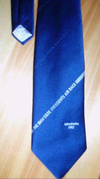OLD THE BMW STATE PRESIDENTS AIR RACE MMABATHO 1987 TIE / OU DAS