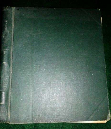 OLD STAMP ALBUM PLUS SOME LOOSE PAGES
