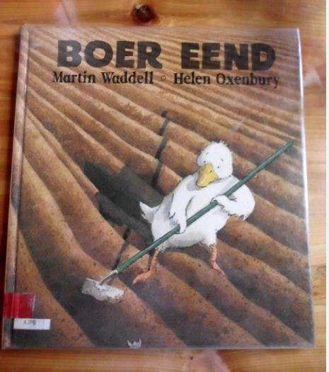 Boer Eend - Martin Waddell en Helen Oxenbury - A4 grootte boek met kleur illustrasies
