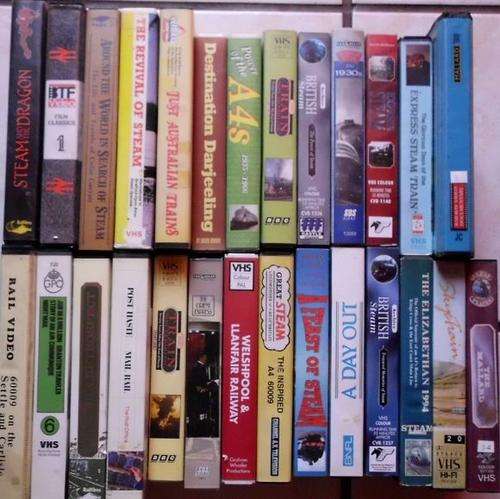 27 x VHS - A collection of Vintage Steam Train Video's / Stoom Trein Video's BRITISH +OTHER      H