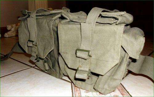 SA Army - 73 pattern webbing with kidney pouches  (SA Weermag)