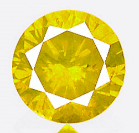 0.13 cts Fiery Canary Yellow Natural Diamond