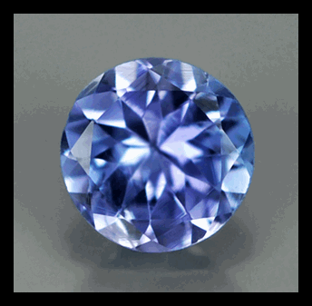 4mm Round Cut Glittering AA Violet Blue Natural Tanzanite
