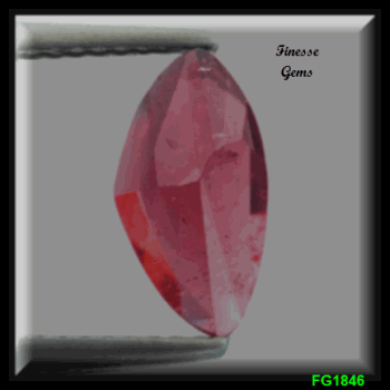 1.25 ct. Fancy Cut Reddish Orange Natural Tourmaline (Brazil)